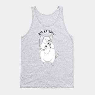 Rat Rat Wine | Animal Karaoke Tank Top